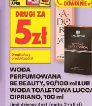 Woda perfumowana Be Beauty lub woda toaletowa Lucca Cipriano