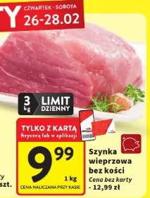 Szynka wieprzowa bez kości