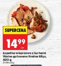 Łopatka wieprzowa z kurkami Wolno gotowane Kraina Mięs