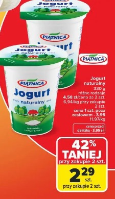 Jogurt naturalny PIĄTNICA