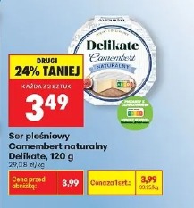 Ser pleśniowy Camembert naturalny Delikate