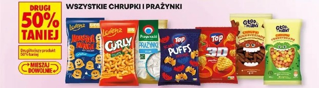 Wszystkie chrupki i prażynki