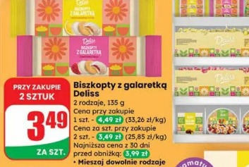 Biszkopty z galaretką Deliss