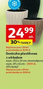 Doniczka plastikowa z wkładem