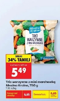 Trio warzywne z mini marchewką Mrożona Kraina