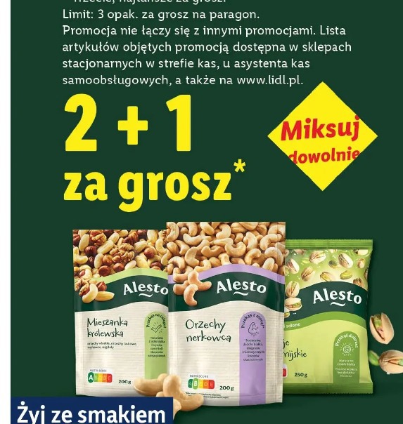 Orzechy pakowane Alesto