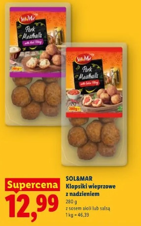 Sol&Mar Klopsiki wieprzowe z nadzieniem