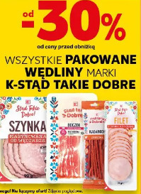 Wszystkie pakowane wędliny K-Stąd Takie Dobre