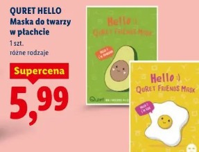 Quret Hello Maska do twarzy w płachcie