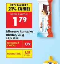 Mleczna kanapka Kinder