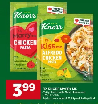 Fix Knorr Marry Me, Kiss Me Alfredo Chicken Pasta