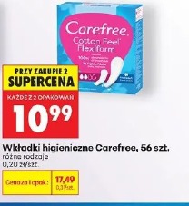 Wkładki higieniczne Carefree