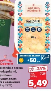 Stąd takie Dobre! Naleśniki z serem i rodzynkami, z jabłkami i cynamonem