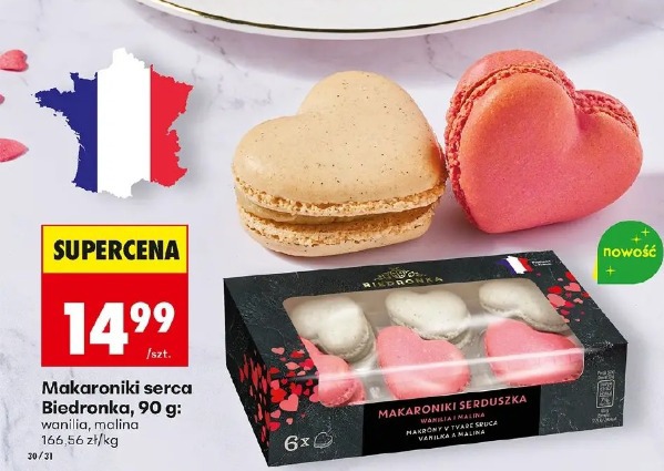 Makaroniki serca Biedronka