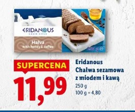 Eridanous Chałwa sezamowa z miodem i kawą