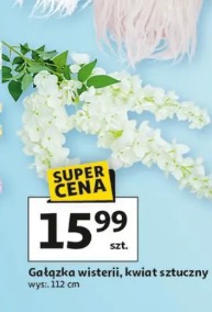 Gałązka wisterii, kwiat sztuczny