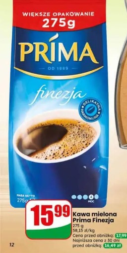 Kawa mielona Prima Finezja