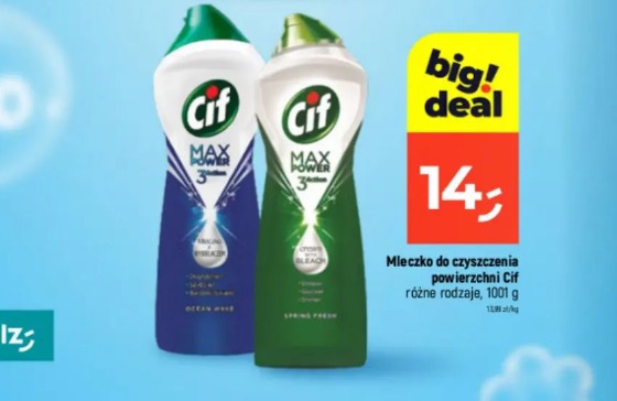 Mleczko do czyszczenia powierzchni Cif