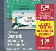 Lacura Chusteczki higieniczne 3-warstwowe