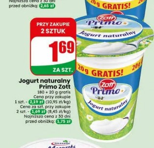 Jogurt naturalny Primo Zott