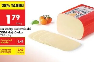 Ser żółty Białowieski OSM Hajnówka