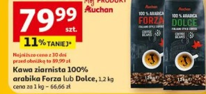 Kawa ziarnista 100% arabica Forza lub Dolce