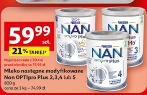 Mleko następne modyfikowane Nan OPTIpro Plus 2,3,4 lub 5