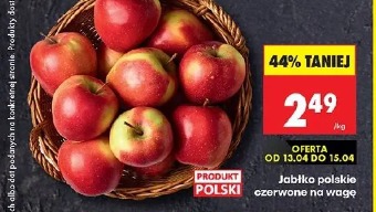 Jabłko polskie czerwone