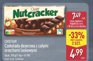 Choceur Czekolada deserowa z całymi orzechami laskowymi