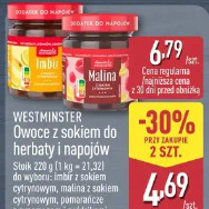 WESTMINSTER Owoce z sokiem do herbaty i napojów
