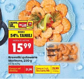 Krewetki gotowane Marinero