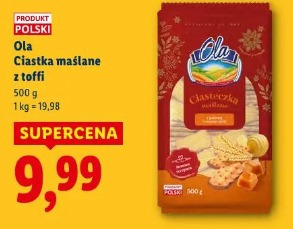 Ola Ciastka maślane z toffi