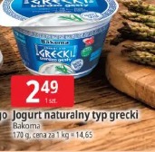 Jogurt naturalny typu grecki Bakoma