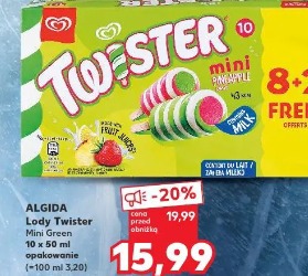 Algida lody Twister mini Green