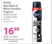 Nivea Men Black & White Invisible Original antyperspirant w sprayu męski