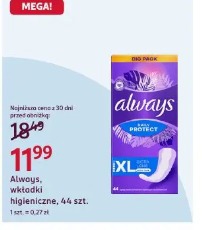 Always, wkładki higieniczne