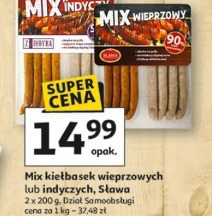 Mix kiełbasek wieprzowych lub indyczych Stawa