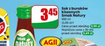 Sok z buraków kiszonych Smak Natury