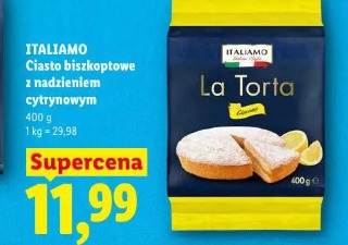 Italiamo Ciasto biszkoptowe z nadzieniem cytrynowym