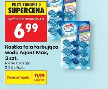 Kostka fala farbująca wodę Agent Max