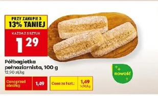 Półbagietka pełnoziarnista