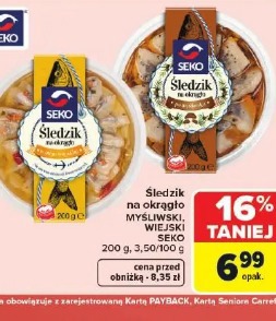 Śledzik na okrągło myśliwski, wiejski Seko