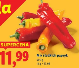 Mix słodkich papryk