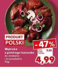 Wątroba z polskiego kurczaka do smażenia