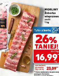 Morliny żeberka wieprzowe paski