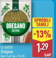 Le Gusto Oregano suszone