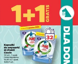 Kapsułki do zmywarki dr. Prakti Clovin 1+1 gratis