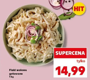 Flaki wołowe gotowane