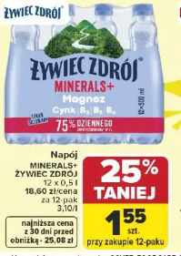 Minerals+ napój ŻYWIEC ZDRÓJ