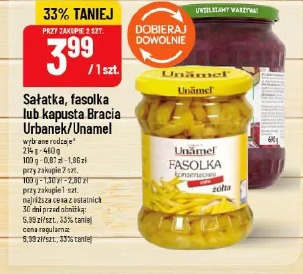 Sałatka, fasolka lub kapusta Bracia Urbanek/Unamel